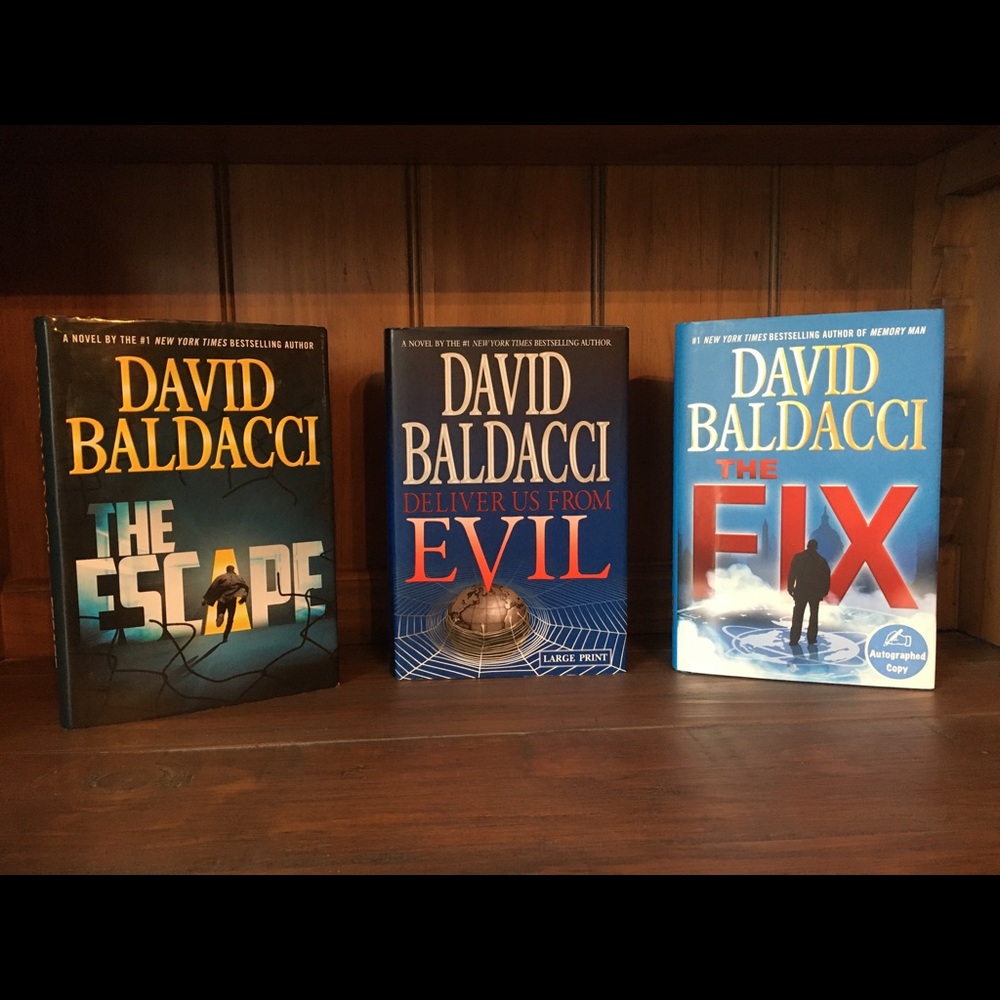 Set of 3-David Baldacci Novels